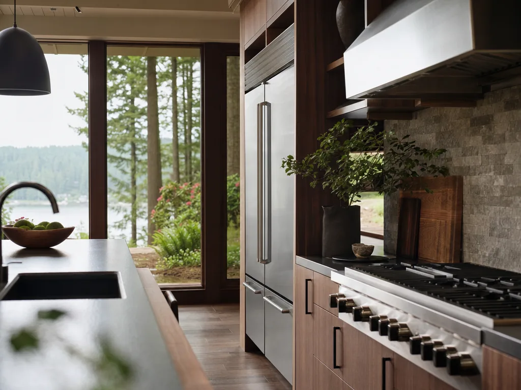Luxury built-in kitchen in a Bothell, Washington home