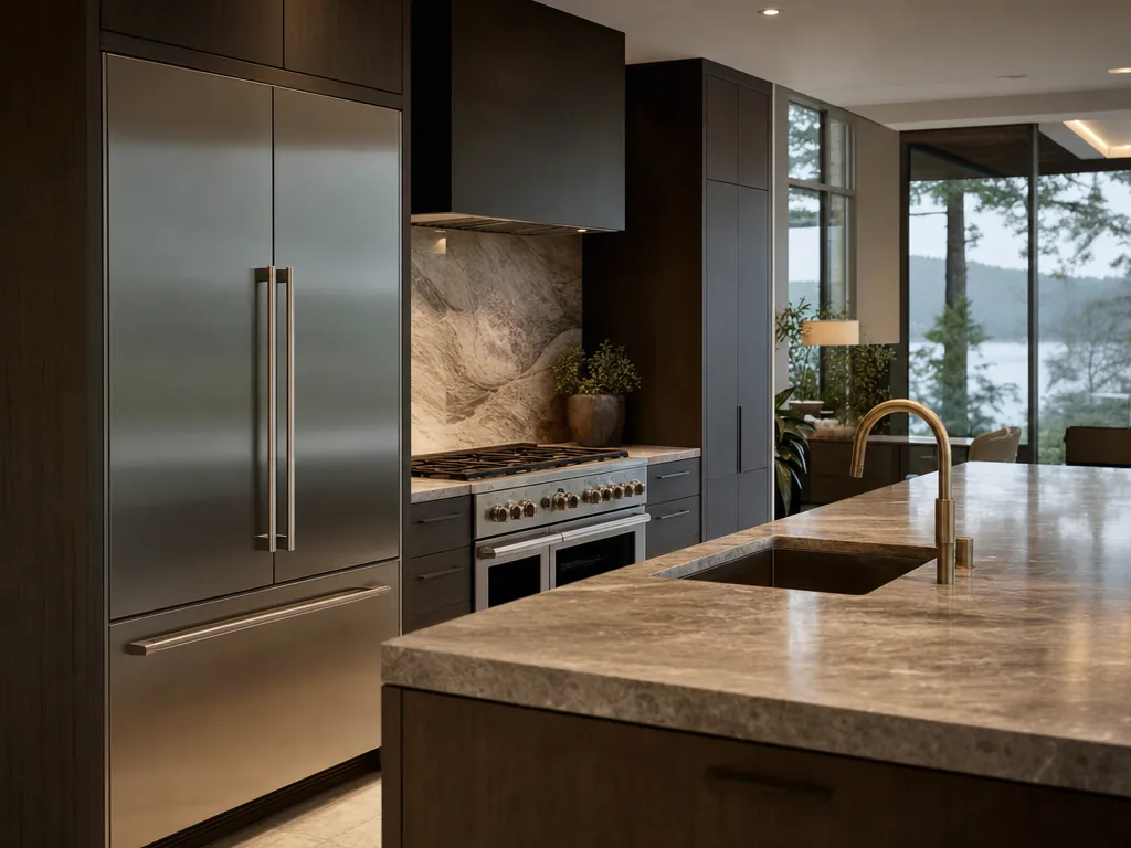 Luxury built-in kitchen in a Brier, Washington home