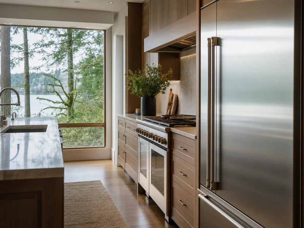 Luxury built-in kitchen in a Issaquah, Washington home