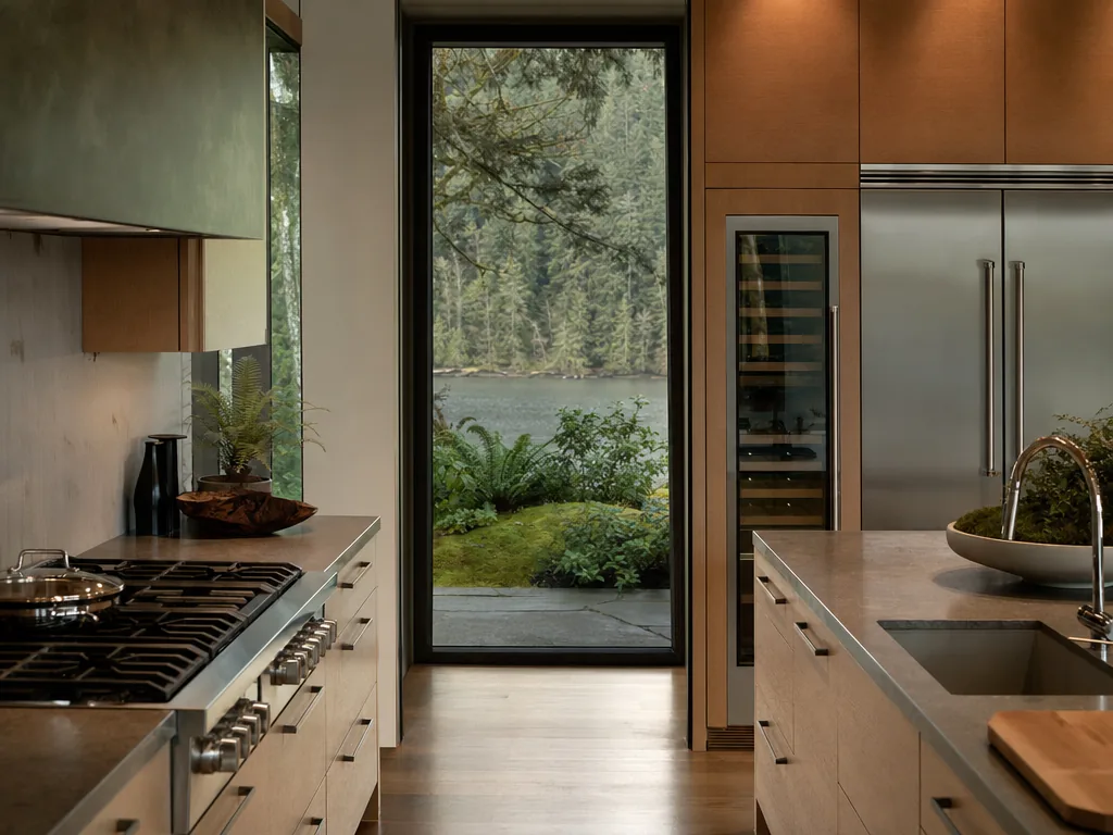 Luxury built-in kitchen in a Woodinville, Washington home